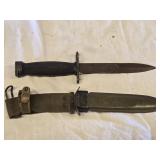 US M-4 Marine Corp Bayonet with scabbard Vietnam,