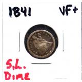 1841 seated liberty dime