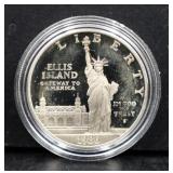 1986 Ellis Island $1 silver proof coin