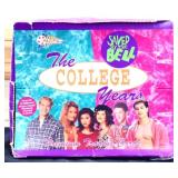 1994 Saved By The Bell College card box w contents