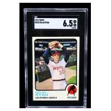 Graded 1973 Topps Nolan Ryan card