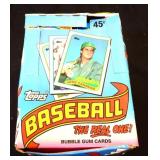 1989 Topps baseball card box w/ contents