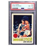 Graded 1977 Topps John Havlicek #70 card