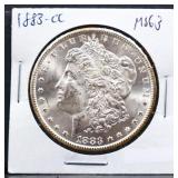 1883 Carson City Morgan silver dollar