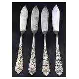 7.6oz sterling silver butter knives