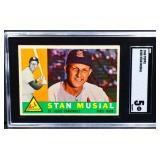 Graded Topps 1960 Stan Musial card