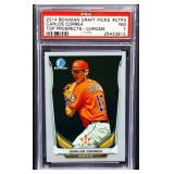 Graded 2014 Bowman Carlos Correa baseball card