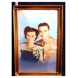 VIntage framed couple portrait