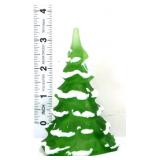 Fenton 4in green Christmas tree