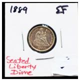 1889 seated liberty dime