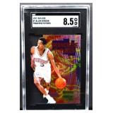 Graded 1997/98 Fleer Allen Iverson card