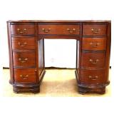 Vintage kidney shaped desk, see photos