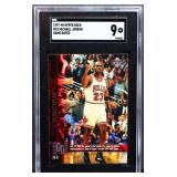 Graded mint 1997/98 Upper Deck Michael Jordan card