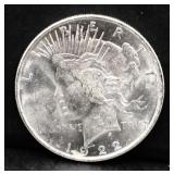 1922 peace dollar