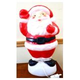 Vintage waving Santa blow mold