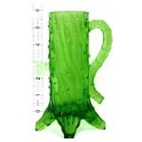 Green glass pitcher pump