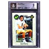 Graded mint 1991 Classic Brett Favre #30 card