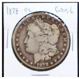 1878 Carson City Morgan silver dollar