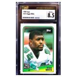 Graded 1988 Topps Reggie White #241 card