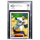 Graded mint 2012 Topps R.A. Dickey card