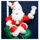 10in ceramic sitting Santa figure