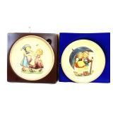 Lot of 2 Hummel anniversary plates in org boxes