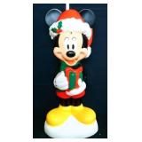 Mickey in Santa hat blow mold