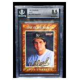 Graded 1991 Donruss Elite Jose Canseco card