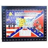 State quarter collection board w/ military design