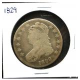 1833 bust half dollar