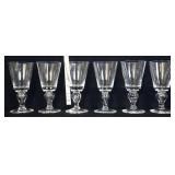 Lot of 6 Tiffany & Co Brittania wine glasses