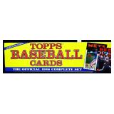 Topps 1986 baseball card box w/ contents