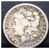 1882S Morgan silver dollar