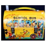 Vintage metal Disney School Bus lunchbox