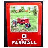 Metal Farmall sign