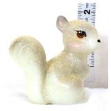 Fenton squirrel w/ glitter