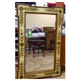 53x34in wood frame mirror