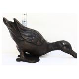 Cast iron duck figure