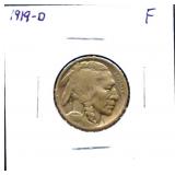 1919D buffalo nickel