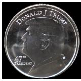 1oz Donald Trump silver round