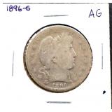 1896S barber half dollar