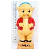 Cast iron Porky Pig bank