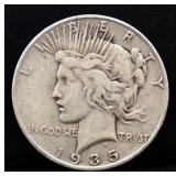 1935S peace dollar