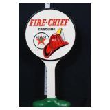 Cast iron Texaco Fire Chief doorstop