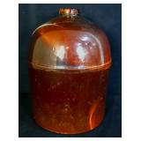 Vintage brown Peoria Pottery stone jug see pics