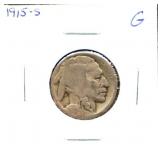 1915S buffalo nickel