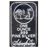 1oz Silvertowne silver bar