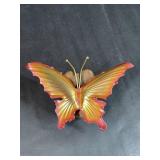 Metal & Wood Butterfly Sculpture