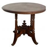 Victorian Style Wood Round Table