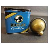 Bugler Cigarette Case, Shepherd Bronze Caster Ball